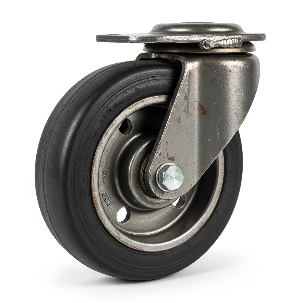Solid tyre wheel